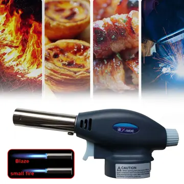 Welding Gas Torch Flame Gun Nozzle BBQ Cook Camping Ignition Flamethrowers