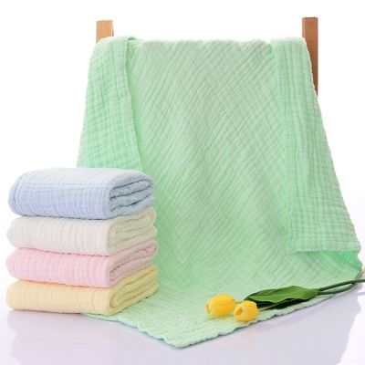 Cm3ผ้าห่มผ้าฝ้ายบริสุทธิ์ผ้าพันตัวเด็กเด็กทารกชุดผ้าห่มเด็กอ่อน6ชั้น105*105ซม.