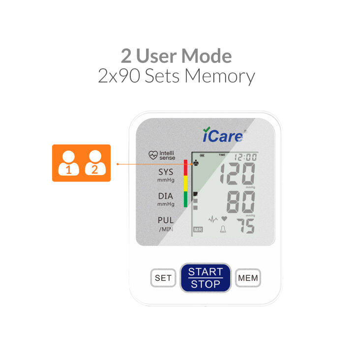 ICare®CK238 USB Powered Automatic Digital Blood Pressure Monitor with
