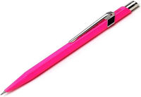 Caran dAche 0844-090 849 Classic Line Mechanical Pencil, 0.7mm, Fluorescent Pink