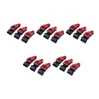 ◊❖ 15X Plastic Motorcycle Helmet Speed Clip Chin Strap Quick Release Pull Buckle New Black Red