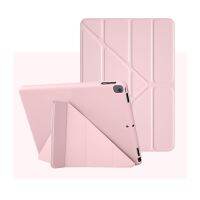 [Gobuy999] Casing Tablet สำหรับ [Apple iPad Mini 1 2 3 4 5 9.7 2017 10.2 Air 5 10.5 11 Pro 12.9 2018 2019 2020 2021 10 10.9 2022] Y-พับหนังปลอกแขนเสื้อตั้งปลุกการนอนหลับอัตโนมัติกันกระแทก