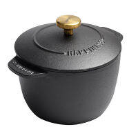 16cm Cast Iron 1.8L/2QT Petite Oven - Matte Black