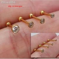 1Pc 20G 0.8mm 1.5-5mm Surgical Steel Ear Piercing Stud Small Nose Ring Couch Ear Cartilage Ear Helix Body Piercing Jewelry