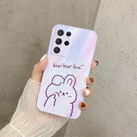 เคส Samsung Galaxy S22พิเศษกระต่ายน่ารักการ์ตูนหมีน่ารักพร้อมฝาครอบโทรศัพท์ลายการ์ตูนน่ารักข้างเคสนิ่ม TPU S22ultra ซัมซุง