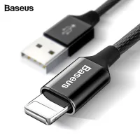 Original สำหรับ Usb สายเคเบิล Lightning สั้น0.5M 1M 2M 3M ชาร์จข้อมูลได้อย่างรวดเร็วสำหรับ iPhone 12 11 Xs Xr 8 7 6 Plus 5se Apple Ipad Charger