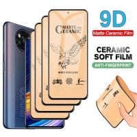 【Unbreakable】1-4PCS เซรามิคอ่อนสำหรับ Xiaomi Mi Poco X3 X4 Pro F3 M3 M4ป้องกันหน้าจอสำหรับ Redmi หมายเหตุ11 10 Pro 11 10S 9S 9T 8T