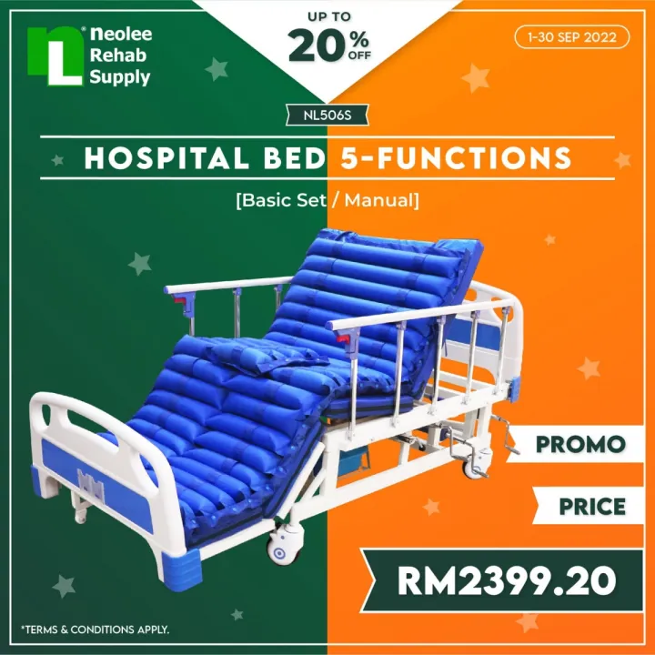 Neolee Hospital Bed 5 Functions Manual, Neolee 3 Functions Medical Bed