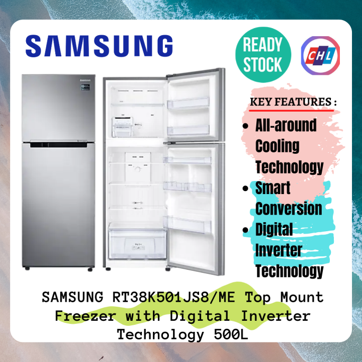 SAMSUNG (AUTHORISED DEALER ) RT38K501JS8/ME Top Mount Freezer with