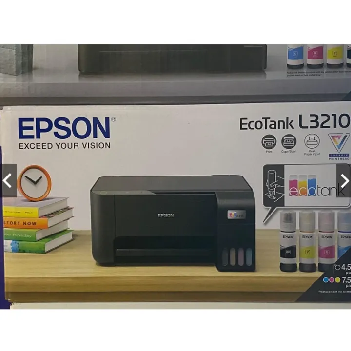 Printer Epson L3210 garansi resmi (dengan TINTA ORI 1set / 4 buah