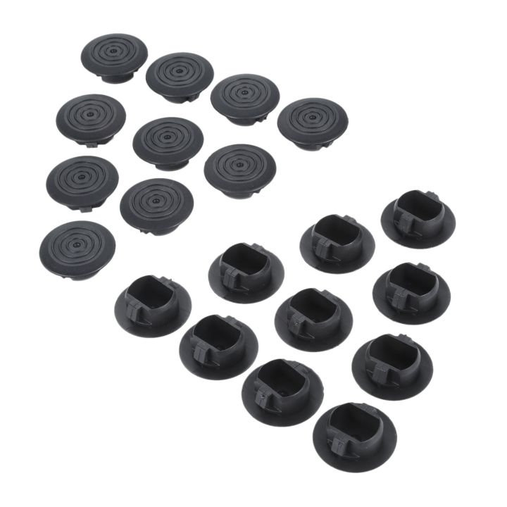 20pcs-black-car-plastic-clips-for-toyota-corolla-side-skirt-trim-clips-camry-door-clip-vios-fender-drainage-hole-cover-10-20-50