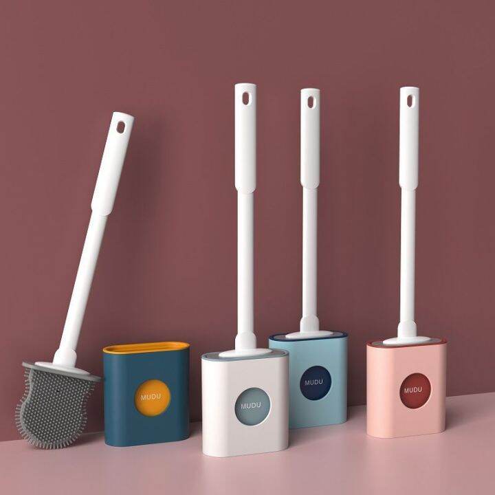 Hangable On Wall Toilet Brush toilet no dead corner Cleaning Brush ...