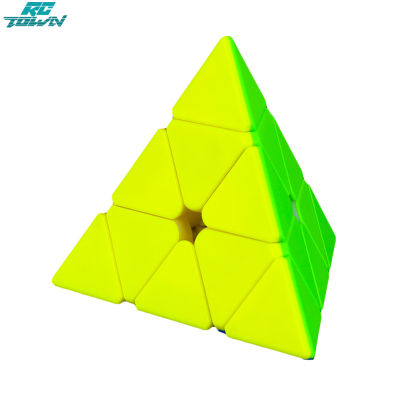 QiYi ลูกบาศก์ความเร็วพีระมิดแม่เหล็ก3X3X3 QiYi XMD สามเหลี่ยมไม่มีสติกเกอร์ของเล่นเพื่อการศึกษาลูกรูบิคความเร็ว