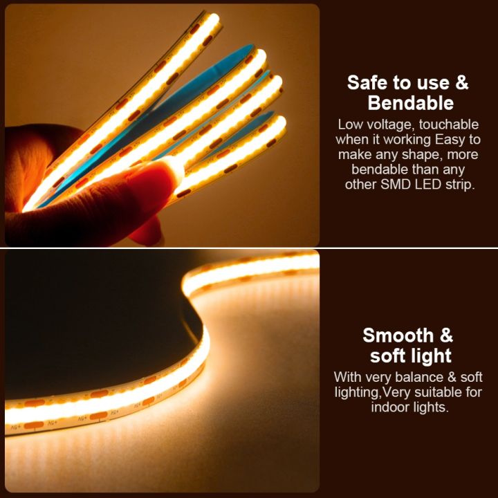 usb-5v-cob-led-strip-lights-300leds-m-dimmable-adhesive-tape-1m-2m-3m-4m-5m-flexible-ribbon-with-motion-touch-hand-sweep-sensor