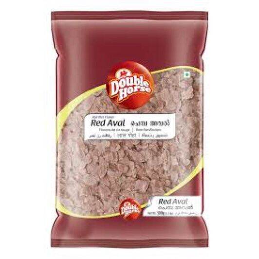 🔶New Item🔶 Red Aval / Red Rice Flakes / Red Poha 500g (Double Horse ...