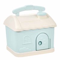 Childrens Cartoon Plastic Piggy House Savings Boxes For Children Cartoon Savings Bottles For Boys And Girls