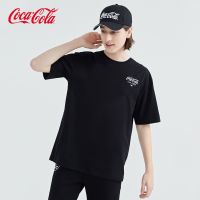 พร้อมส่ง Coca Cola เสื้อโคคาโคลา แขนสั้นคอกลม เสื้อผ้าแฟชั่น เสื้อสกรีนลายโลโก้แบรนด์ดัง เสื้อยืดสตรีท ใส่ได้ทั้งชายหญิงS-5XL