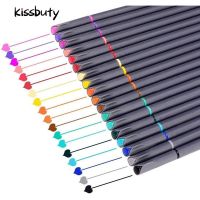 12 Colors Set Art Marker 0.38mm Micron Liner Fineliner Pens for Metallic Marker Draw Pen Color Sketch Stationery