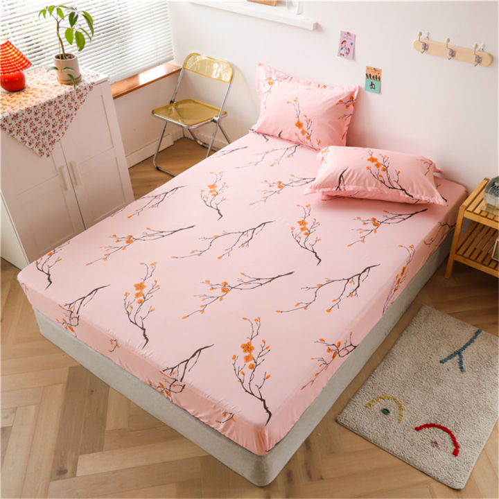 new-2021-linens-king-size-heart-shaped-fitted-bed-sheets-set-for-double-bed-mattress-cover-with-elastic-1-pcs-bedding