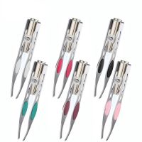 ◕  Eyebrow Oblique Trimming Clip Hair Removal Clamp False Eyelashes Curler Makeup