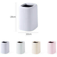 Square Northern Europe Plastic Trash Can Bin Trash Kitchen Room Bin Waste Bin Live Room Bed Room Originality No Cover