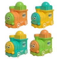 Pull Back Cars Train Early Education Pull Back Press and Go Toy Colorful Kids Interactive Toy Push and Go Cars Toys for Boys Girls and Preschoolers dependable