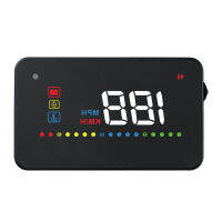 A11 HUD OBD2 Auto Speed Projector Speedometer Head Up แสดงผลเครื่องตรวจจับรถยนต์การบริโภคน้ำมัน Security Alarm