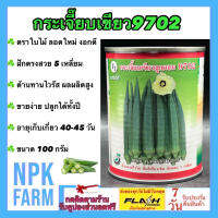 กระเจี๊ยบเขียว ขนาด 100 กรัม กระเจี๊ยบ ใบไม้ ลอตใหม่ งอกดี ฝักตรงสวย 5 เหลี่ยม สีเขียวเข้ม ต้านทานไวรัส ทรงพุ่ม ปลูกได้ตลอดปี อายุเก็บเกี่ยว 40-45 วัน