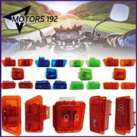 MOTORS-192 SHOP 5Pcs 4สีค่ะ ปุ่มสตาร์ทรถจักรยานยนต์ ของใหม่ ชิ้นส่วนสกู๊ตเตอร์จักรยานยนต์ สัญญาณไฟเลี้ยวเลี้ยว แตรไฟหน้ารถ ลดแสงแตร สวิตช์หรี่ไฟ