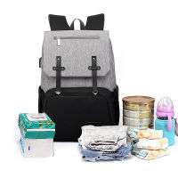 Diaper Maternity Nappy Baby Care Bag For Mummy Moms Stroller Pram Bag USB Waterproof Travel Nursing Mommy Bakcpack Changing Bag