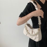 [COD] cloud bag Korean version of ins texture shoulder white foreign style trendy fold womens wholesale