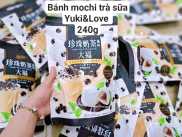 Bánh Mo chi vị trà sữa trân châu Yuki & Love Boba Milk Tea Mochi TAIWAN