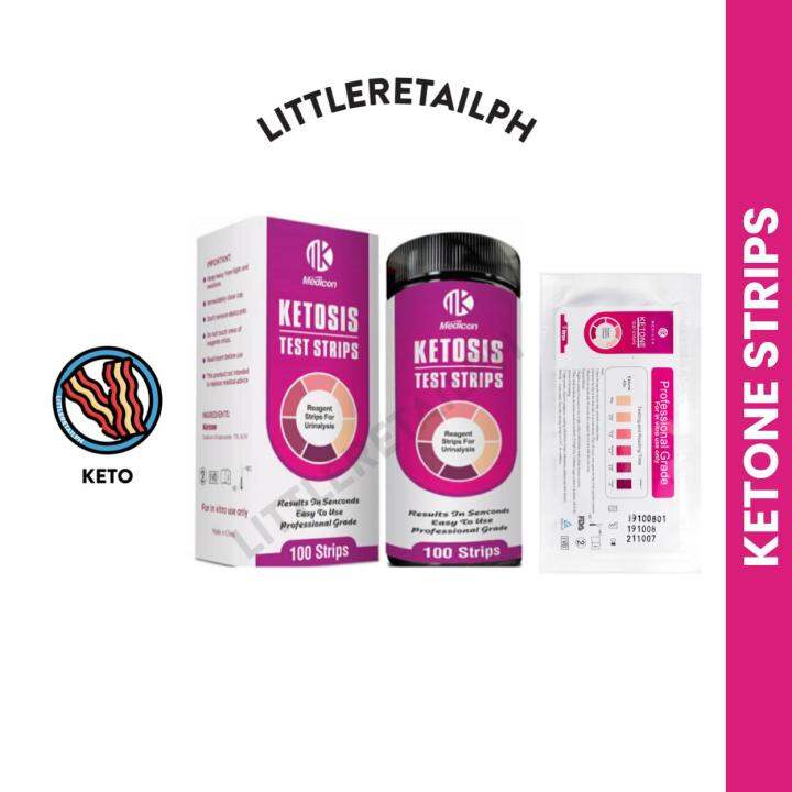 Ketone Test Strips (5 Strips or 100 Strips) Ketosis for Atkins, Keto
