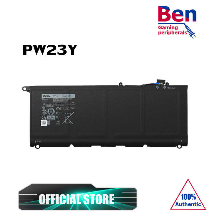 thumbnail image 2 of ZTHY 7.6V 60Wh PW23Y Laptop Battery For Dell XPS 13 9360 Series Replacement 2 of 10