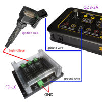 FD-10 Auto รถ Ignition Coil Discharger Tester โมดูลทดสอบการรั่วไหลของแรงดันไฟฟ้าสำหรับ IG80 QDB-2A Ignition Coil Test