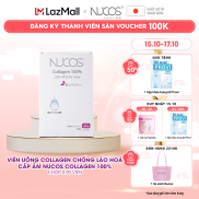 Collagen đẹp da dưỡng ẩm Nucos Collagen 100% 90 viên