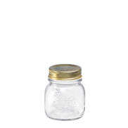 Hũ thủy tinh nắp vặn Quattro 150ml làm từ thủy tinh cao cấp không pha chì