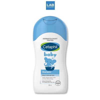 *[แถมฟรี! Baby Lotion 70 ml.]Cetaphil Baby Shampoo 200 ml.-เซตาฟิล เบบี้ แชมพู ผลิตภัณฑ์ทําความสะอาดเส้นผมและหนังศีรษะอย่างอ่อนโยน