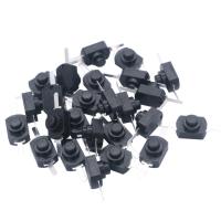 20 Pcs Black Latching Mini On/off Switch Self-lock Micro Push Button Switch Dc 30v 1a For Light Lamp Wall Outlet Diy Smd Flashlight Type Bk-1208