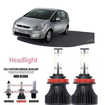 หลอดไฟหน้ารถยนต์ LED LAI 40w 6000k สีขาว สําหรับ FORD S-MAX(WS) 2006-2023 2PCS