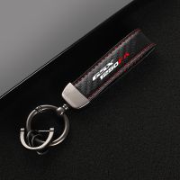 Leather Motorcycles keychain horseshoe buckle jewelry key chain for SUZUKI GSX 1250FA GSX 1250 FA Accessories with logo