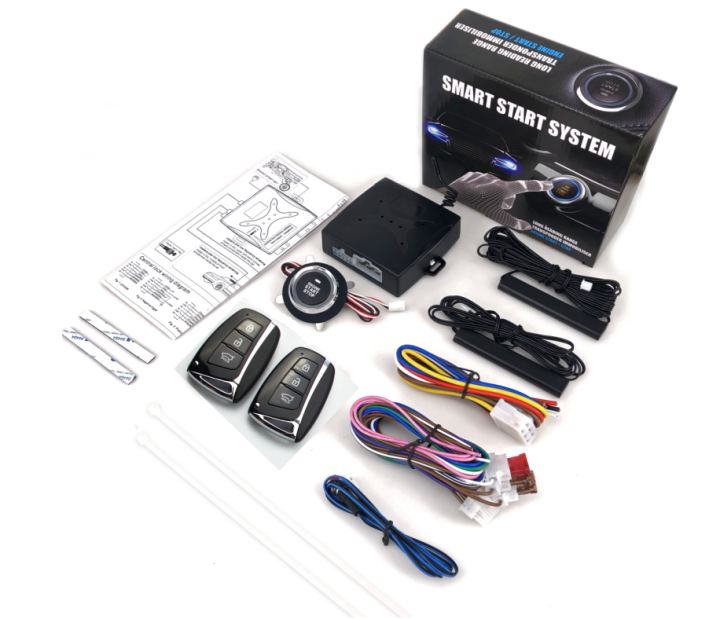 Autolife SQ8807【Hyundai Remote】Smart Car alarm remote push start system keyless entry Lazada