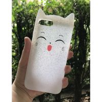 พร้อมส่งในไทย เคสไอโฟน 7Plus, 8Plus แมวเหมียว สีขาว