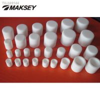 ❅☞☄ MAKSEY Silicone Round End Caps Pipe Cover 19mm 20mm 21mm 22mm 23mm Black White Rubber Female Caps Round Tube Insert Stoppers