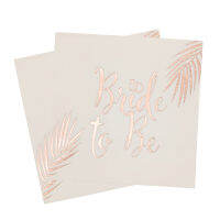 10Pcs Birde To Be Happy งานแต่งงานกระดาษเช็ดปาก Tableware อาบน้ำเจ้าสาว Bachelorette Hen Night Party อุปกรณ์ตกแต่ง HOT