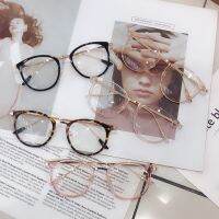 1pcs Retro Anti Blue Ray Computer Glasses Women Round Eye Glass Men Blue Light Blocking Fashion Eyewear Optical Frames A96568