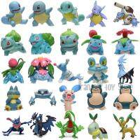 ของเล่นพีวีซีขนาดเล็กรูปโปเกมอน Mega Charizard X Snorlax Leafeon Blastoise Froakie