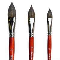 hot【DT】✣☇  1PC 666OVAL Hair Handle Watercolor Paint