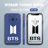 Casing Ponsel สำหรับ Realme 11 5G Realme 11 Pro 5G Realme 11 Pro + 5G Realme Narzo 60 5G OPPO Reno10 Pro + 5G แฟชั่นโลโก้ยอดนิยมขอบสี่เหลี่ยมปลอกซิลิโคนน้ำคลุมทั้งหมดเคสป้องกันกล้อง