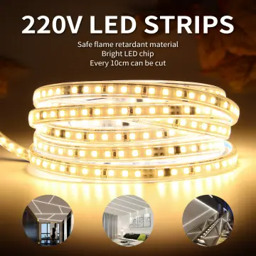 LED Strip COB 220V | CUSTOM CUT | 840 LED/m | 50m | FLIP CHIP | 1500Lm |  16W/M | CRI90 | IP67 | Cut 10cm